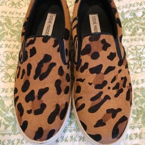 RARE Steve Madden leopard vans